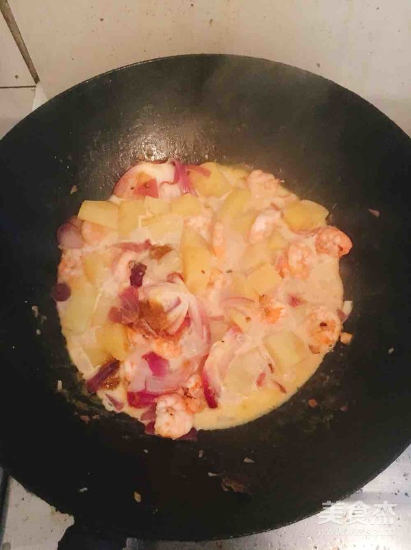 咖喱虾的家常做法