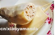 舌尖上的甜蜜——桂花红糖糯米藕