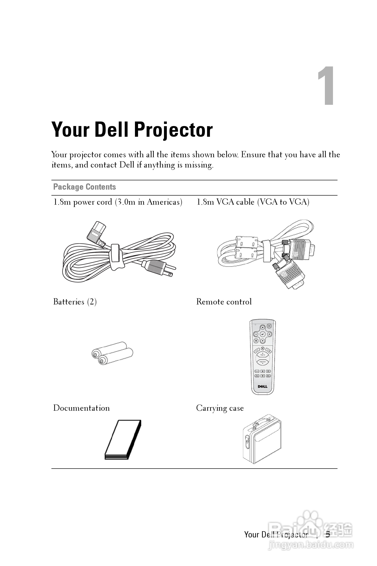 DELL 1800MP投影机说明书:[1]