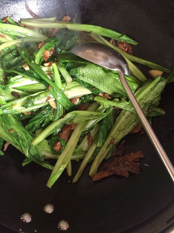 豆豉鲮鱼油麦菜