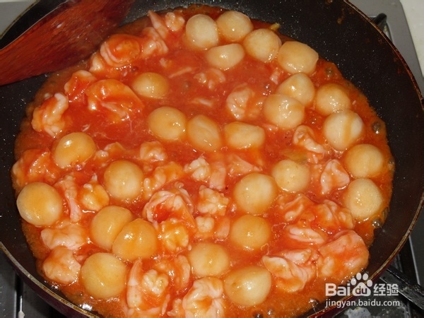 如何烹饪虾好吃——梨味虾球