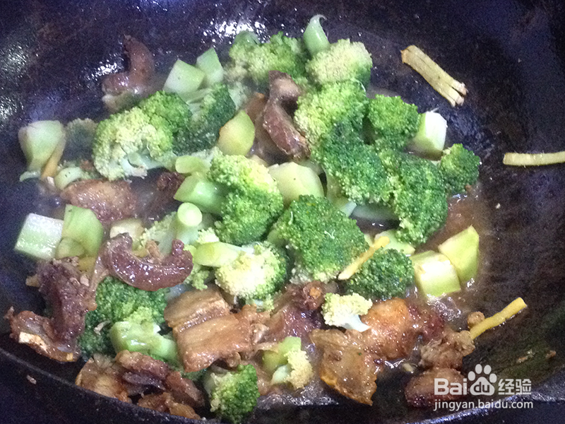 怎么做西兰花炒肉片