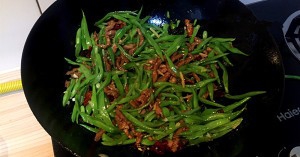 怎么做家常扁豆肉丝