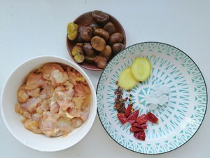 板栗烧鸡腿肉 甜辣口味