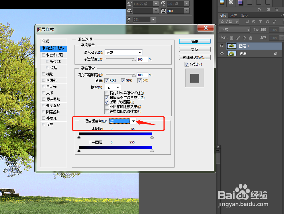 蓝色背景怎么快速去除？