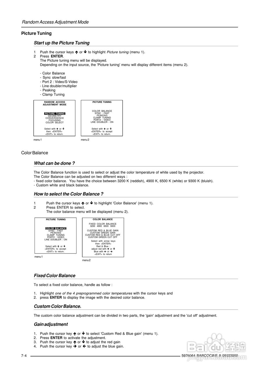 Barco巴可 Cine 8投影机说明书:[5]