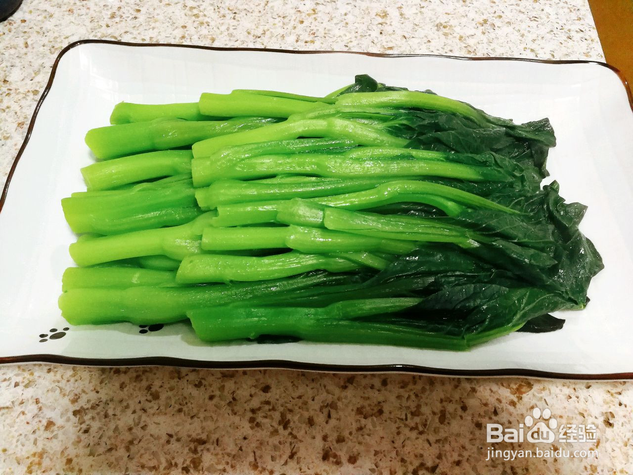 耗油菜心的做法