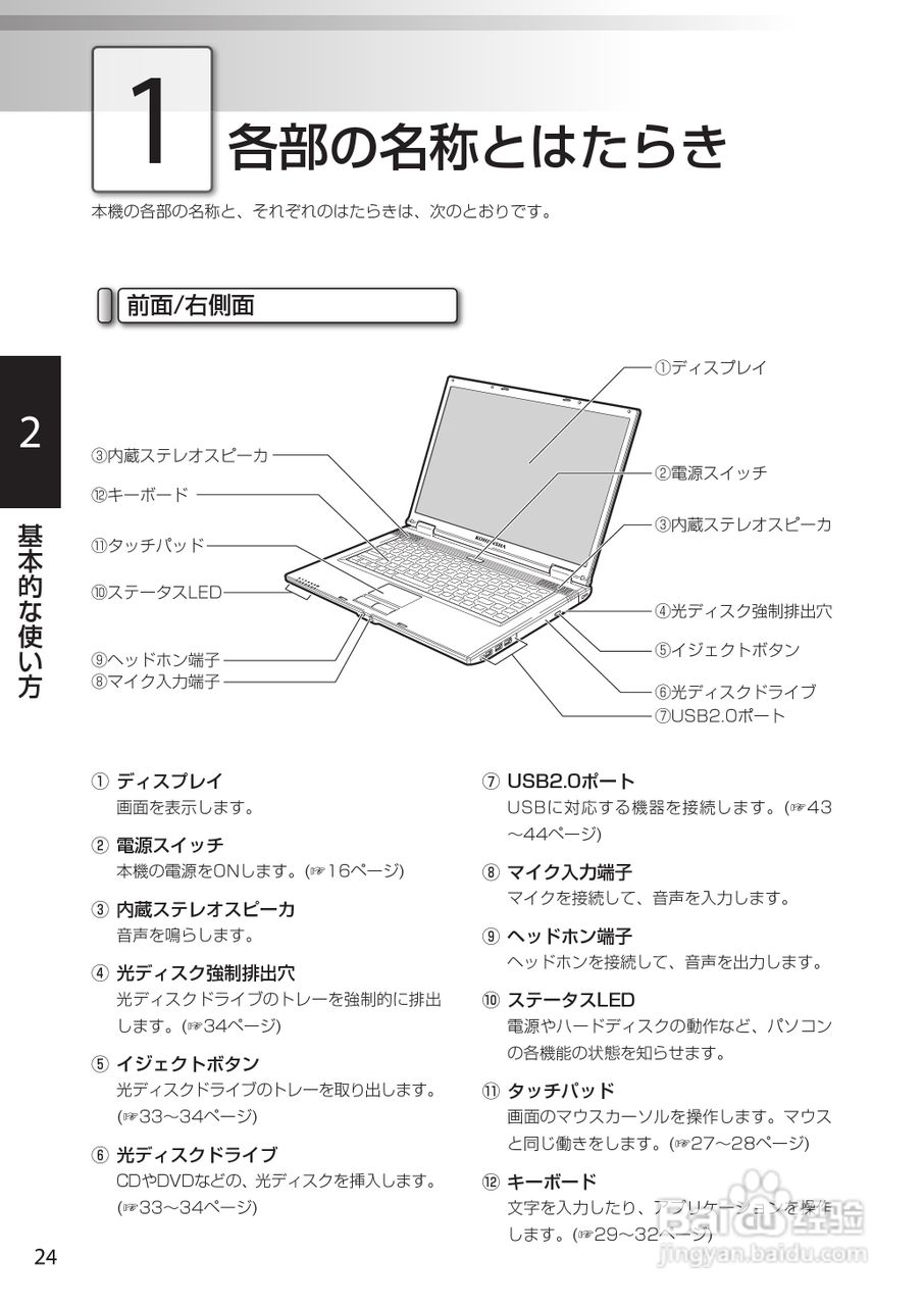 KOHJINSHA EW系列(vista)笔记本电脑说明书:[3]