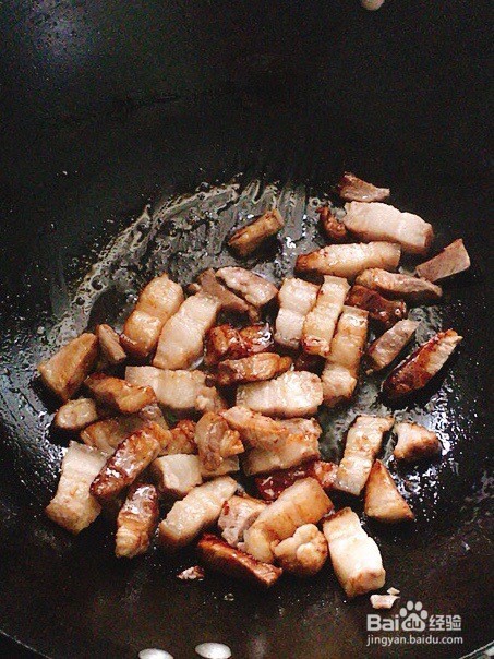 美味的笋干红烧肉