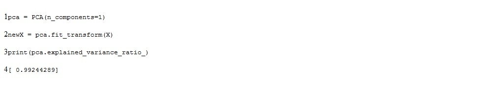 如何使用Python PCA