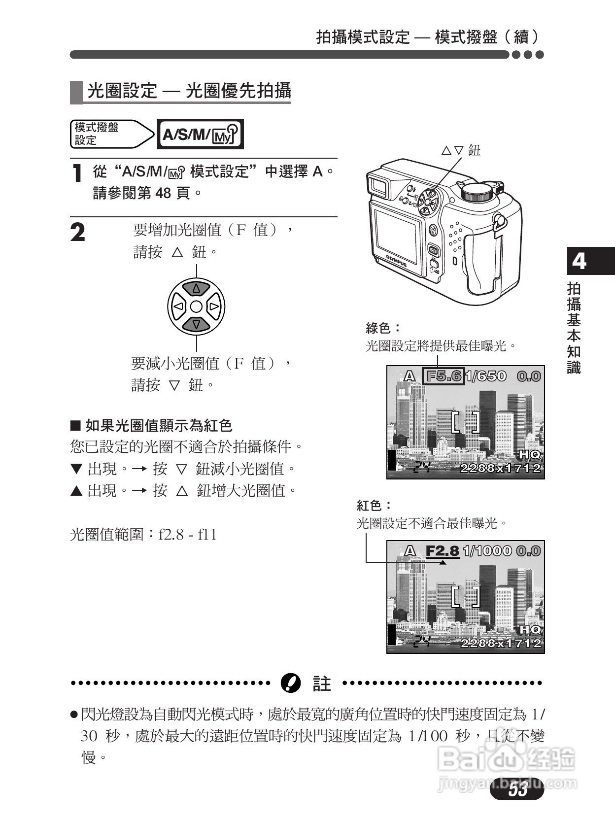 Olympus奥林巴斯C-4000Z数码相机说明书:[6]