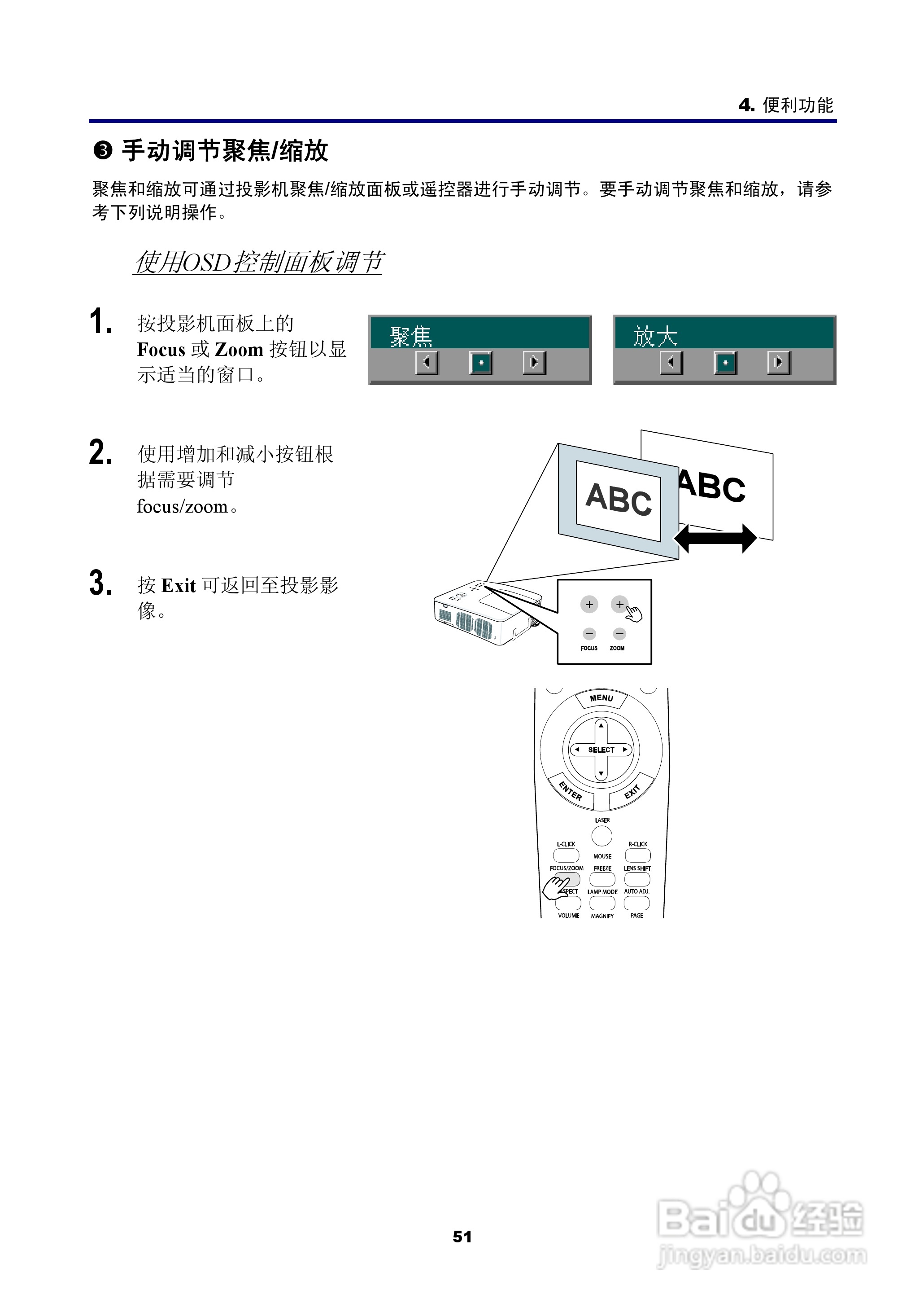 NEC NP4100W+投影机说明书:[7]