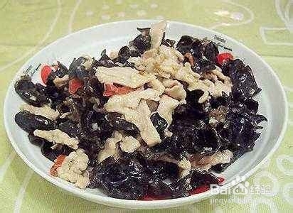 木耳炒肉片的制作方法