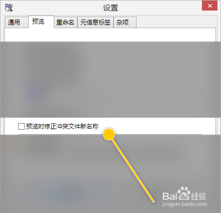 ReNamer怎么设置预览时修正冲突文件新名称