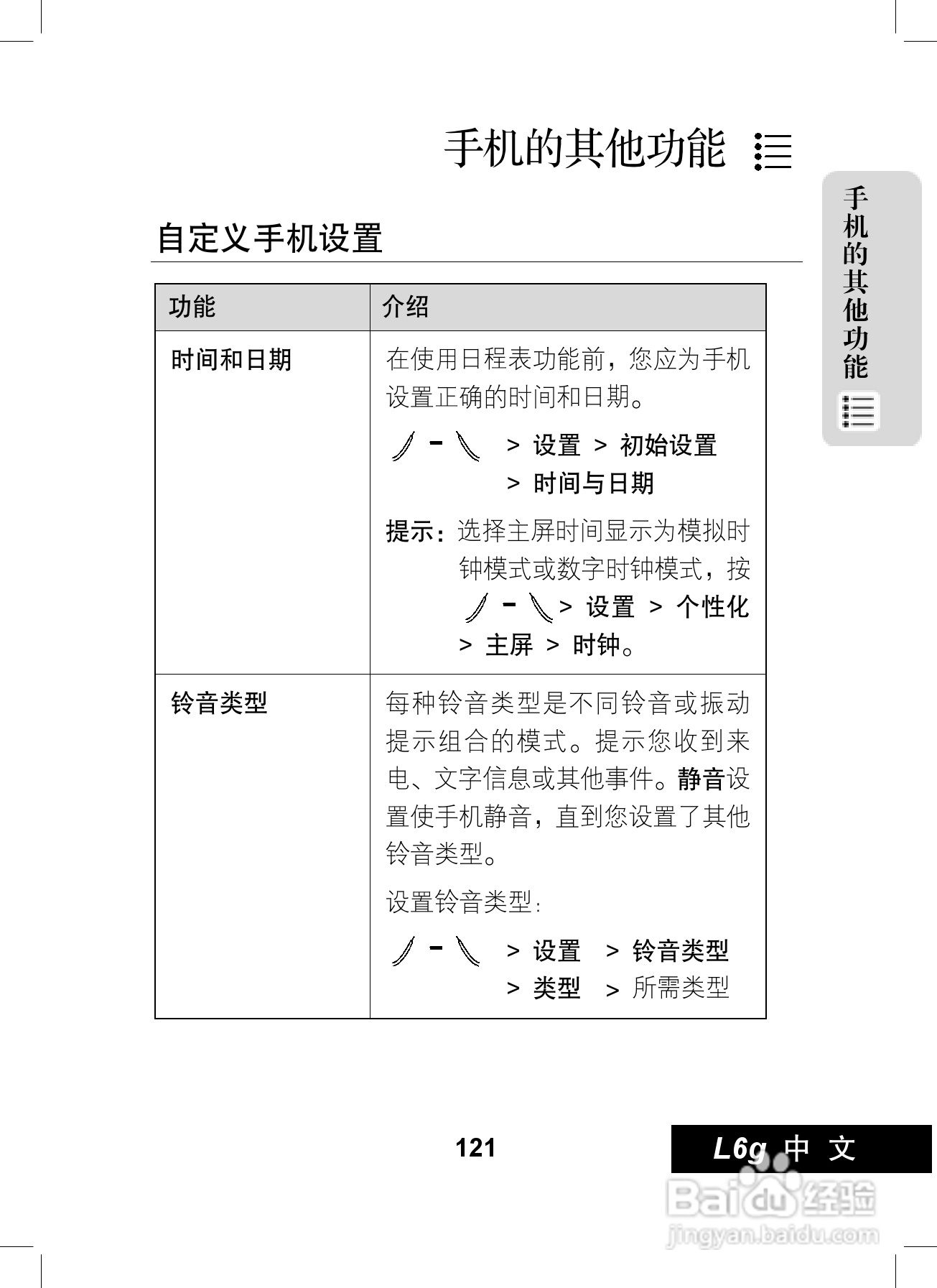 摩托罗拉L6G手机使用说明书:[13]