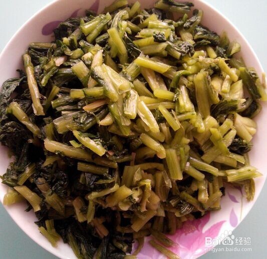 如何制作拌雪里蕻