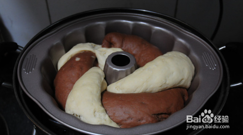 混搭风格~双色南瓜包的做法