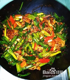 营养美食制作红油豆瓣盐煎肉