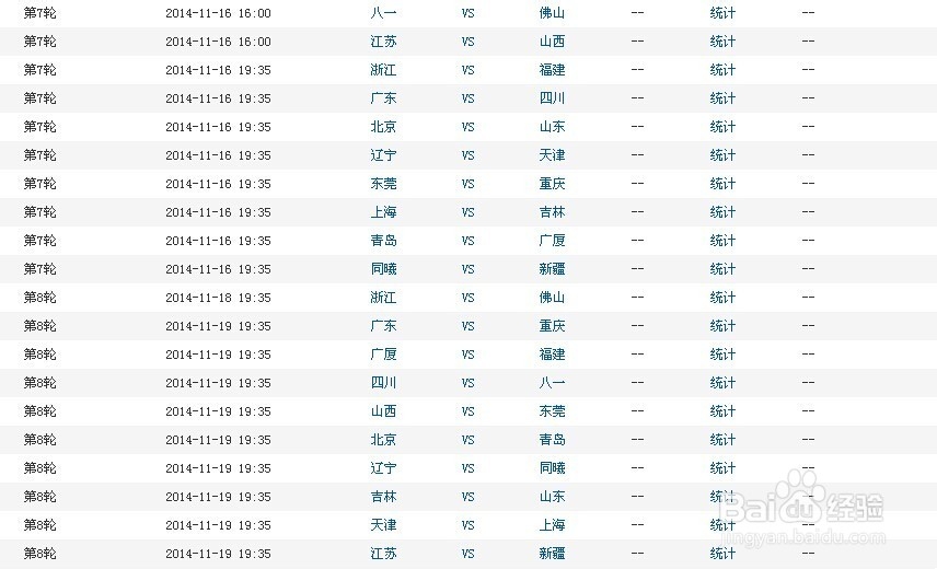 2014-2015赛季CBA观看攻略(新赛季赛程完整版)