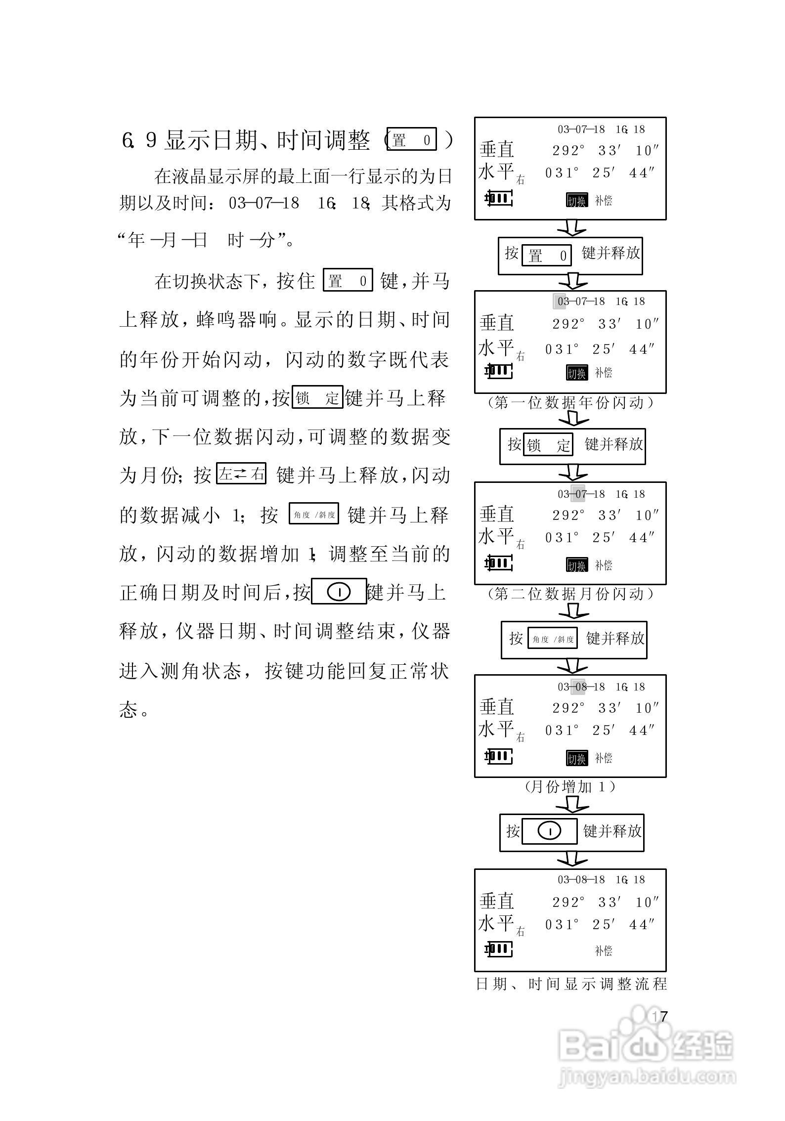 一光电子经纬仪DT205D使用说明书:[3]