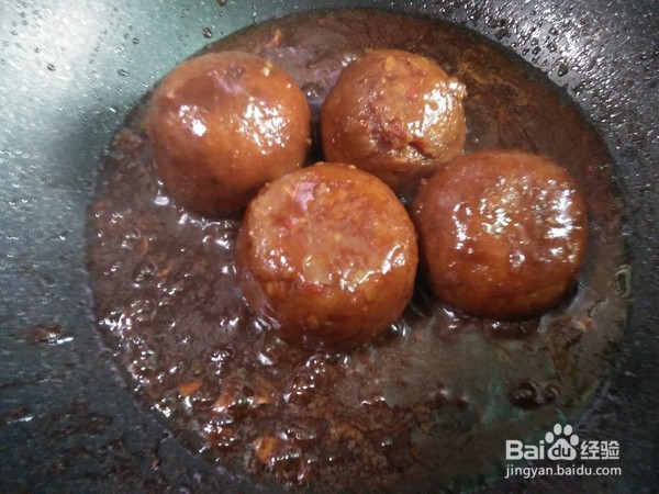 红烧素狮子头的步骤