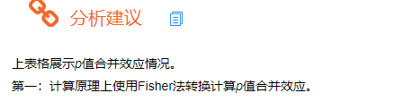 如何利用SPSSAU进行meta分析的p值合并