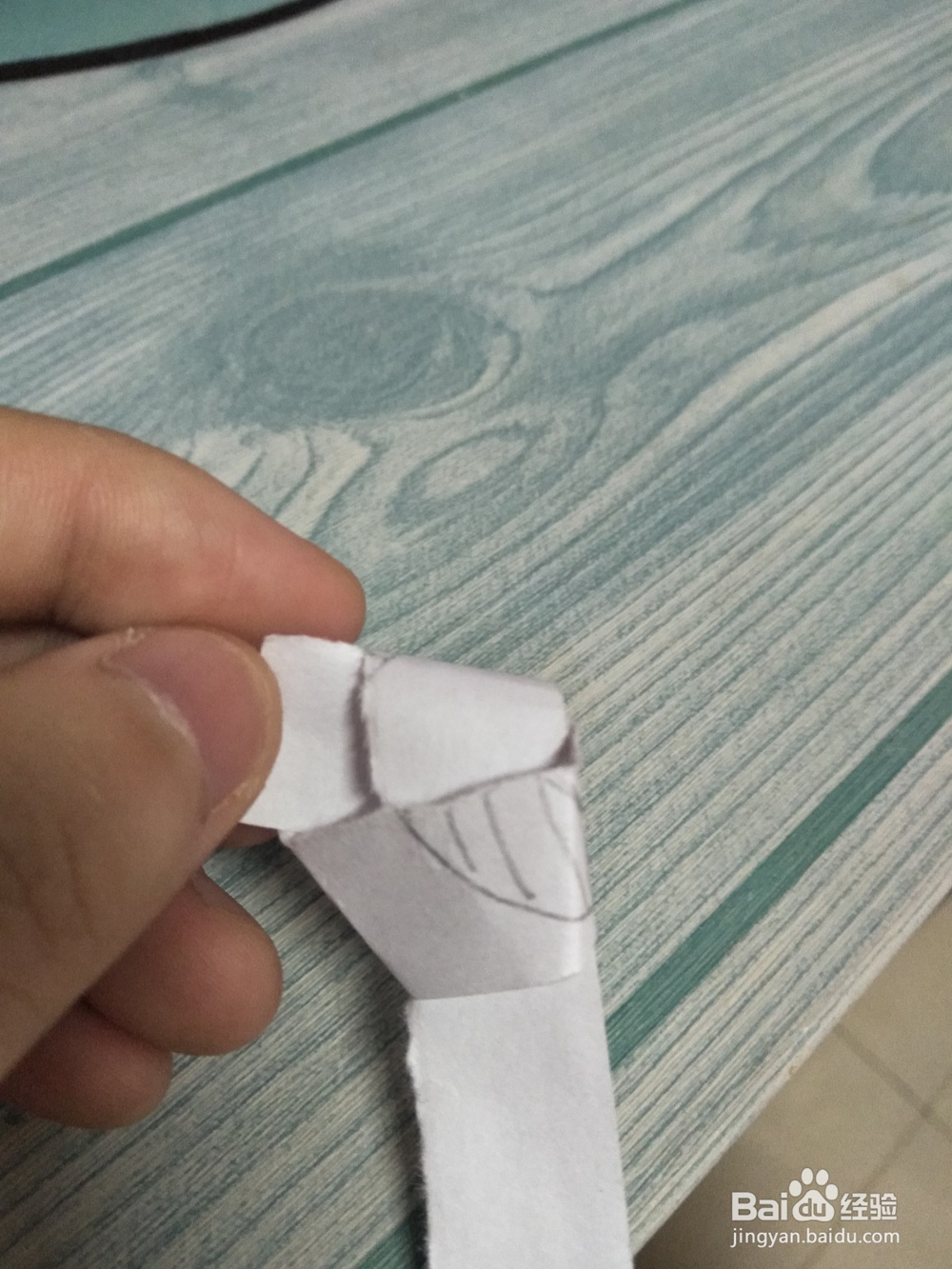 长条纸折星星的方法