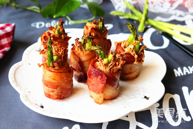培根鲜虾卷的做法