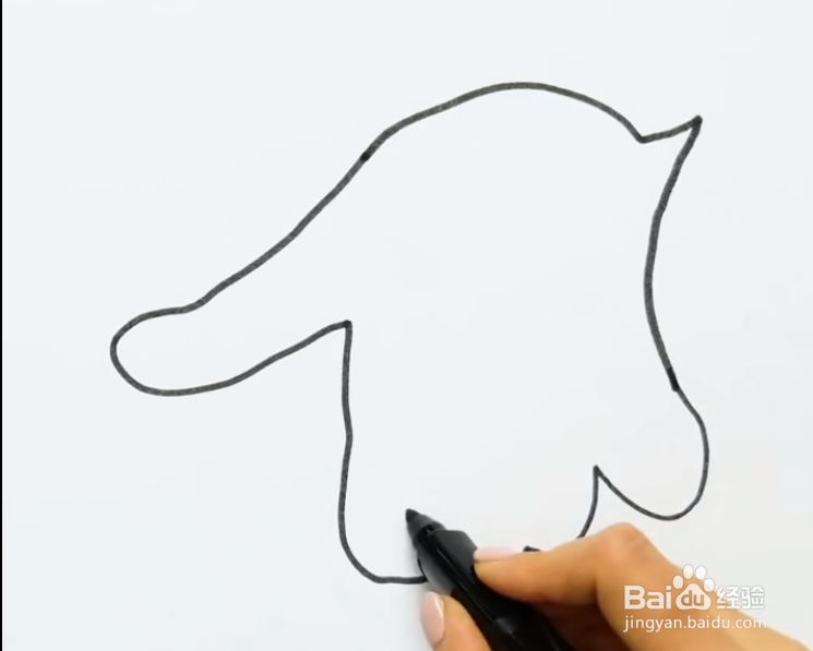 手掌画系列——如何用手掌画大象