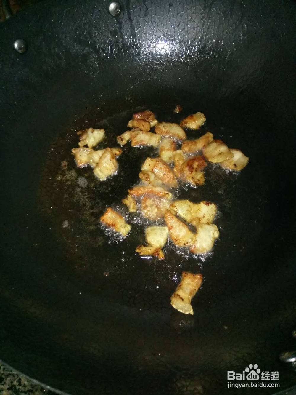 瘦肉五花炒平菇 反正就是下饭