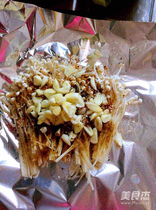 锡纸金针菇的做法