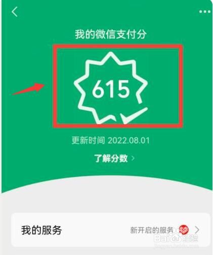 微信支付分在哪里可以查看到