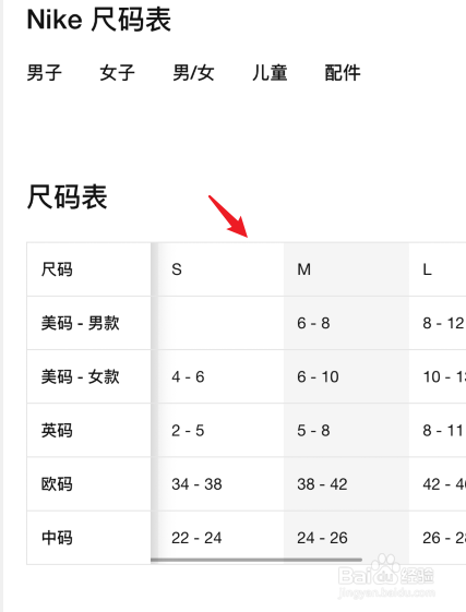 nike袜子码数对照表41图片