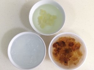 桃胶雪燕皂角米羹