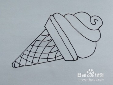 亲子简笔画：冰淇淋