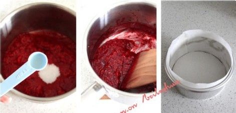 树莓夹心乳酪蛋糕的做法