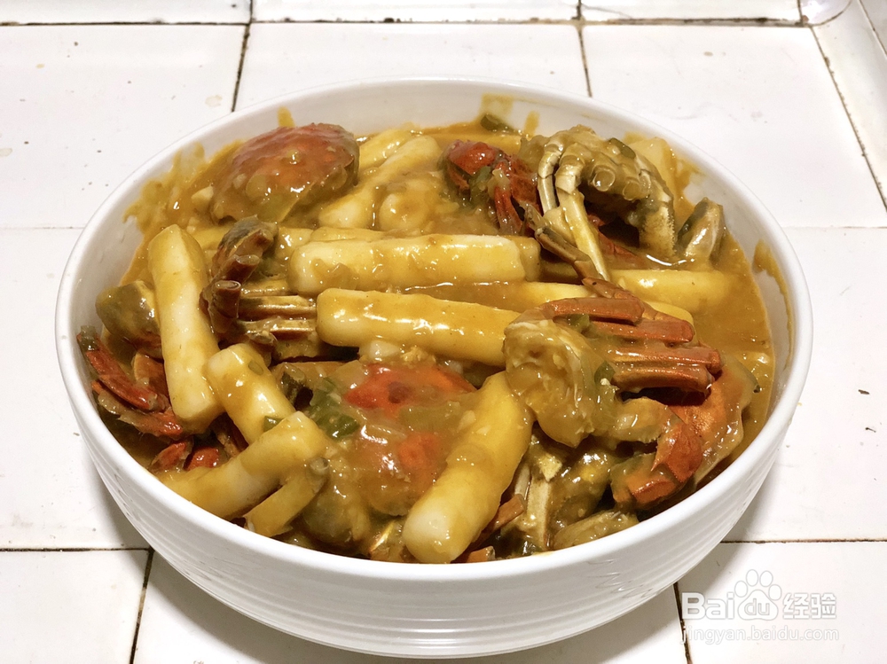 厨爸教你做螃蟹炒年糕