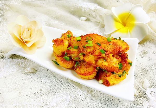 孜然锅巴小土豆