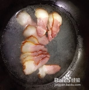 儿菜炒腊肉的做法