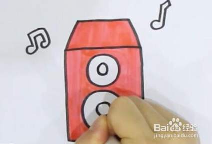 小音响的简笔画教程