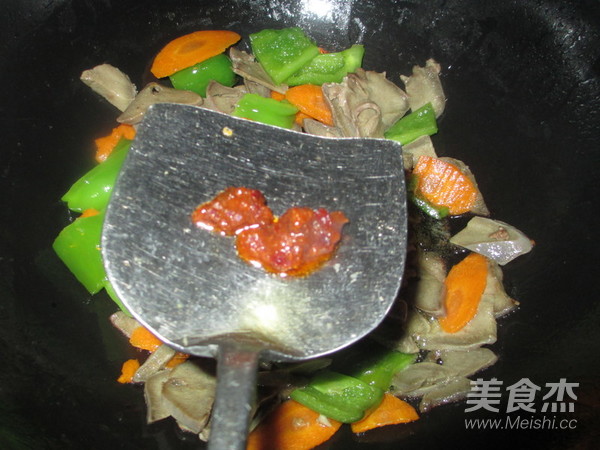 门腔炒青椒的做法