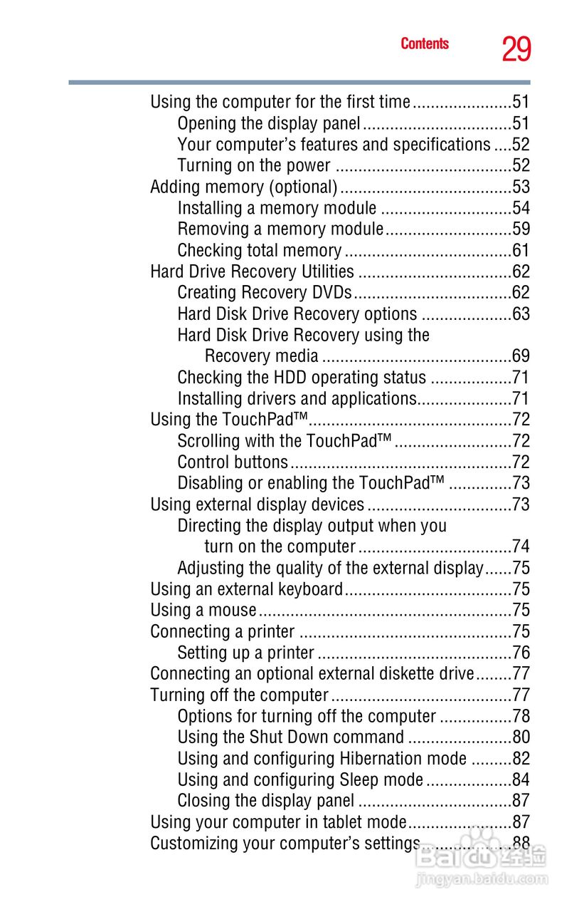 东芝M750笔记本电脑使用说明书:[3]