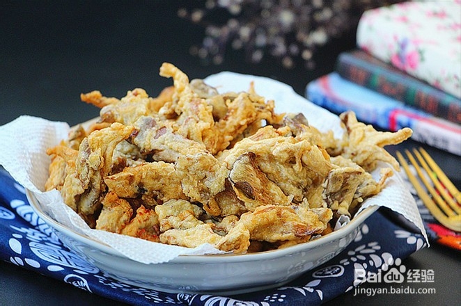 如何制作软炸平菇