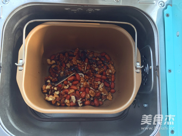 面包机版核桃花生糖