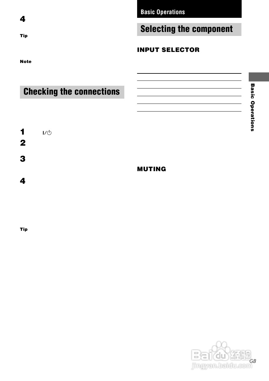 索尼STR-SL50功放使用说明书:[1]