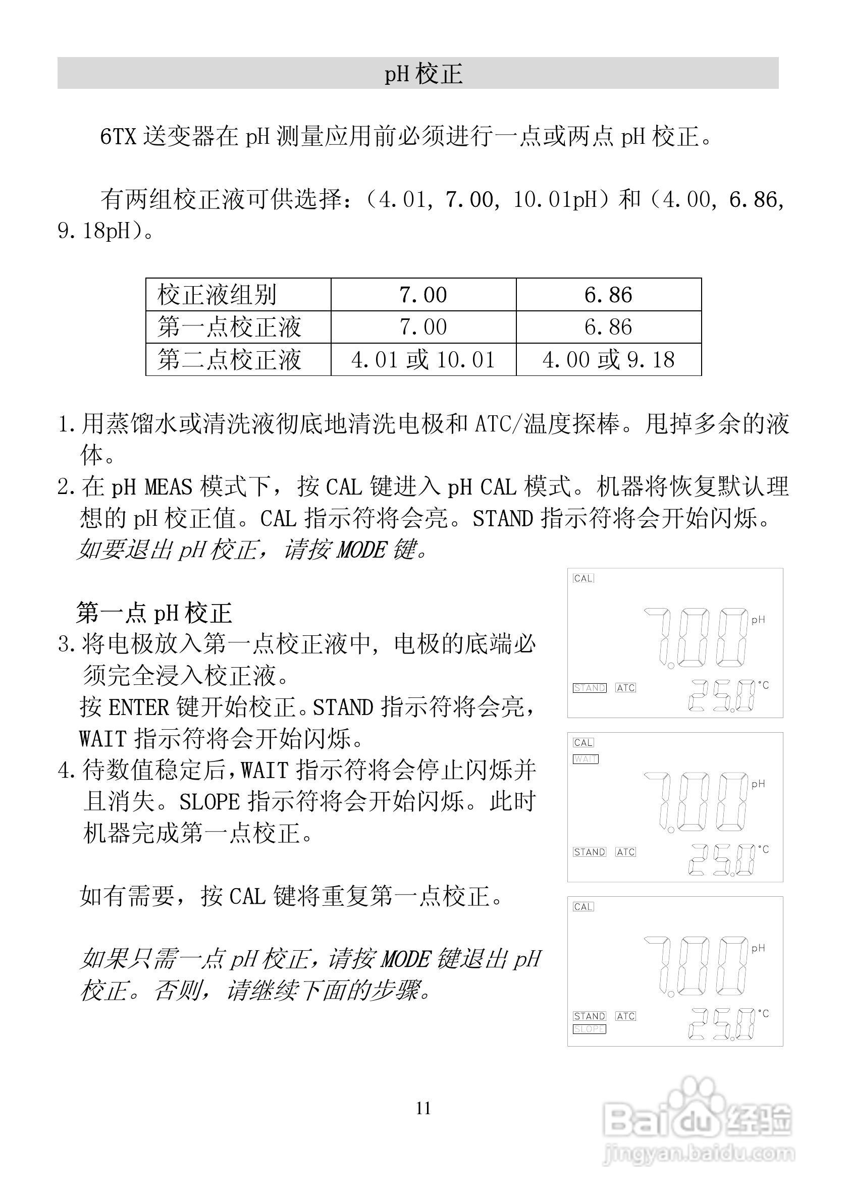 任氏电子MODEL 6TX两线隔离pH/ORP变送器使用说明书:[2]