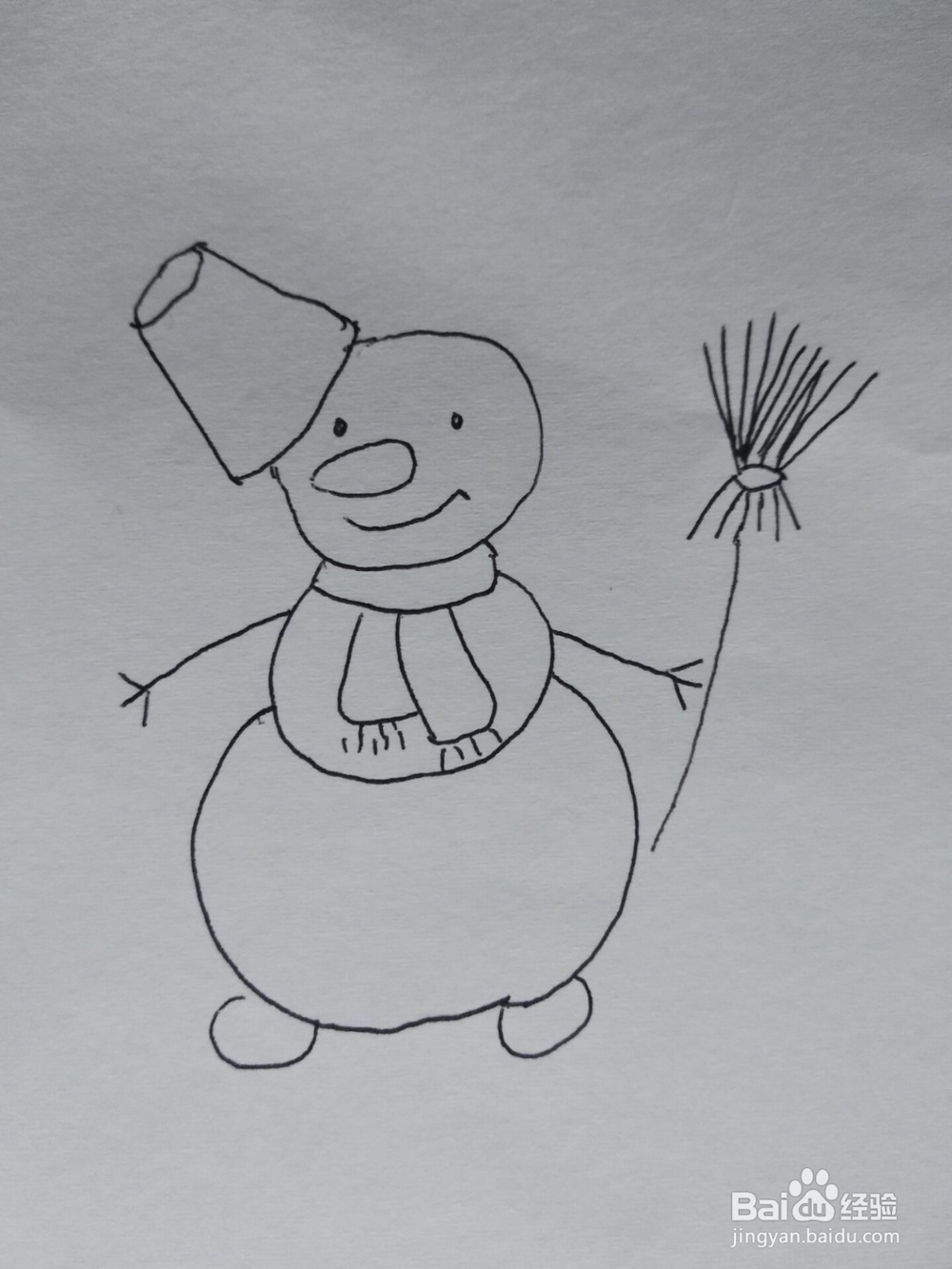 冬天来了简笔画步骤