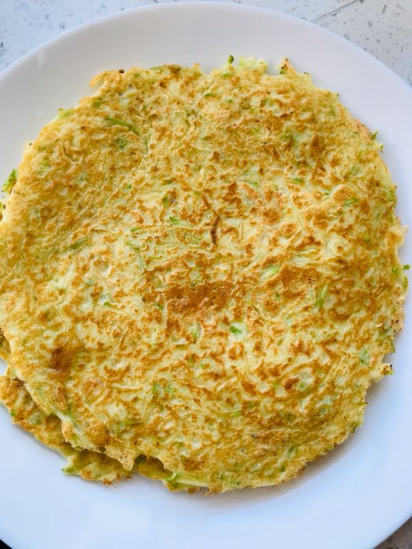 西葫芦虾皮鸡蛋饼