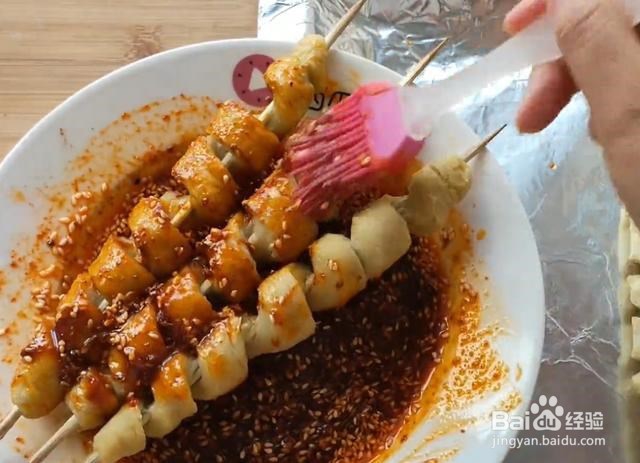 想吃烤面筋教你，自己在家做，吃着更放心