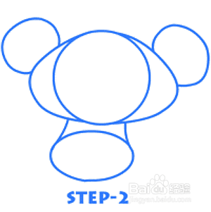 可爱的小熊卡通画